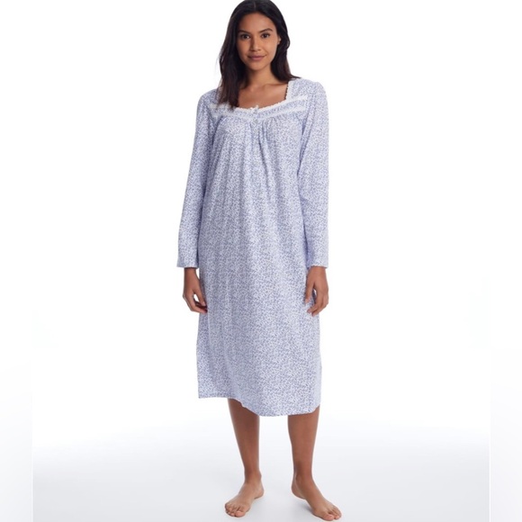 NWT Eileen West Evening Blooms Knit Nightgown - Picture 1 of 14